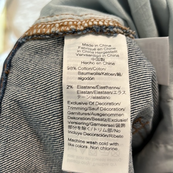 Madewell High Rise Denim Mid Length Shorts 32 - Picture 7 of 7